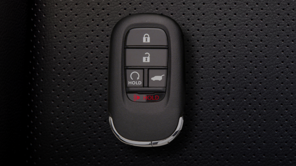 Closeup of key FOB.